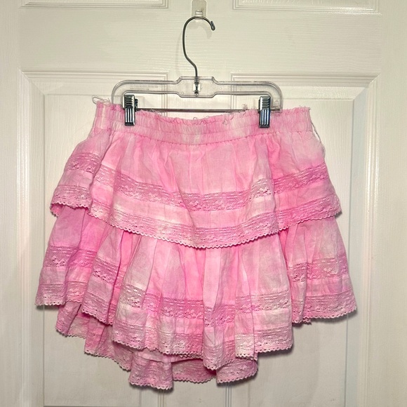 LoveShackFancy Dresses & Skirts - LOVE SHACK FANCY PINK SKIRT